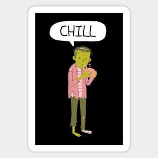 Chill! Zombie Man Magnet